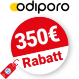 350€ Odiporo Rabatt – 360 S10 Saug- und Wischroboter