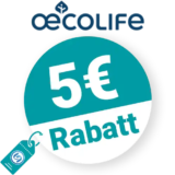 5€ oecolife Rabatt – Newsletter