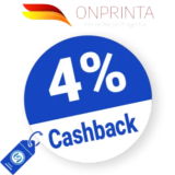 4% ONPRINTA Rabatt – Cashback