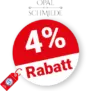4% Opal-Schmiede Rabatt – Bei Vorkasse