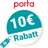 10€ porta Rabatt – Newsletter