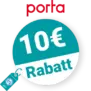 10€ porta Rabatt – Newsletter
