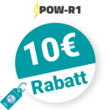 10€ POW-R1 Rabatt – Newsletter