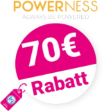 70€ Powerness Gutschein – AUF ALLES