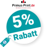 5% Primus-Print Rabatt – AUF ALLES
