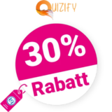 30% Quizify Gutschein – AUF ALLES