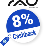 8% Rau Cosmetics Rabatt – Cashback