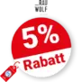 5% RAUWOLF Rabatt – Im Abo