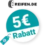 5€ Reifen.de Rabatt – Newsletter