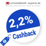 2,2% Schneidebrett-Experte Rabatt – Cashback