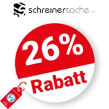26% Schreinersache Rabatt – Sale