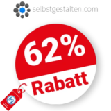 62% Selbstgestalten.com Rabatt – Mengenrabatt