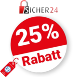 25% sicher24 Rabatt – Sale