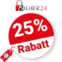 25% sicher24 Rabatt – Sale