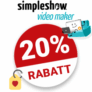 20% simpleshow Gutschein