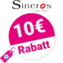 10€ Sineros Gutschein – AUF ALLES