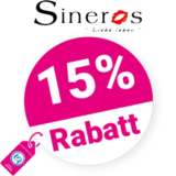 15% Sineros Gutschein – AUF ALLES