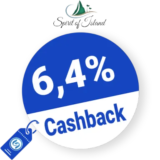 6,4% Spirit of Island Rabatt – Cashback
