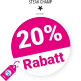 20% SteakChamp Gutschein – AUF ALLES