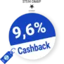 9,6% SteakChamp Rabatt – Cashback