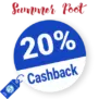 20% Summer Foot Rabatt – Cashback