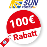 100€ sunpower4u Rabatt – Auf alle Balkonkraftwerke