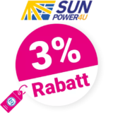 3% sunpower4u Gutschein – AUF ALLES