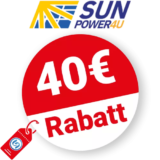 40€ sunpower4u Rabatt – Auf 425 Watt Black-Frame Solarpanel