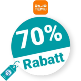70% Temu Rabatt – Auf Haushaltswaren