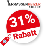 31% Terrassenheizer-online Rabatt – Auf Terrassenfeuer
