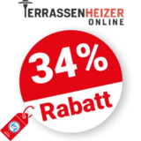 34% Terrassenheizer-online Rabatt – Auf Heizstrahler