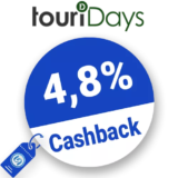 4,8% touriDat Cashback – AUF ALLES