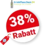 38% Trinkflaschen24 Rabatt – Mengenrabatt