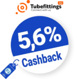 5,6% Tubefittings Cashback – AUF ALLES
