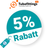 5% Tubefittings Rabatt – Newsletter