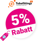 5% Tubefittings Gutschein – AUF ALLES