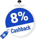 8% UNCLE JOES Rabatt – Cashback