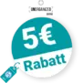 5€ UNORGANIZED BRAND Rabatt – Newsletter