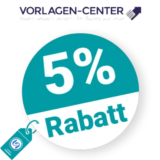 5% Vorlagen-Center Rabatt – Newsletter