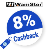 8% WamSter Rabatt – Cashback