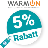 5% Warm-On Rabatt – AUF ALLES