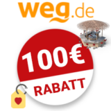 100€ weg.de Gutschein