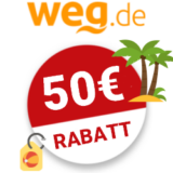 50€ weg.de Gutschein