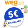 5€ weg.de Cashback