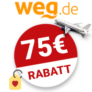 75€ weg.de Gutschein