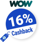 16% WOW Cashback – AUF ALLES