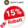 15% Wuff’s Best Rabatt – Mengenrabatt