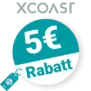 5€ XCOAST Rabatt – Newsletter