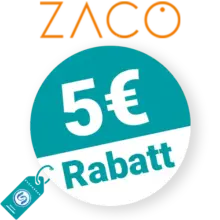 5€ ZACO Rabatt – Newsletter