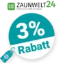 3% Zaunwelt24 Rabatt – Vorkasse